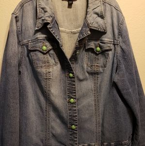 Woman's denim jacket.